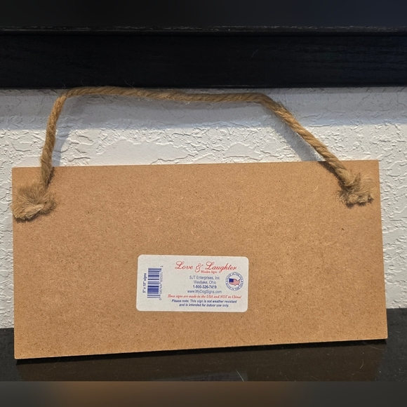 3/$20 Maltese "Love is being owned by a..." Dog Hanging Sign Gift Wall Decor - Picture 2 of 2